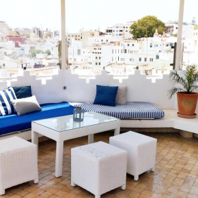 Maison Médina, terrasse panoramique, vue mer